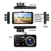 4-inch Touch Screen Car DVR 1080P Dash Cam for Cars Video Recorder Rear View Camera for Vehicle Night vision Car Assecories