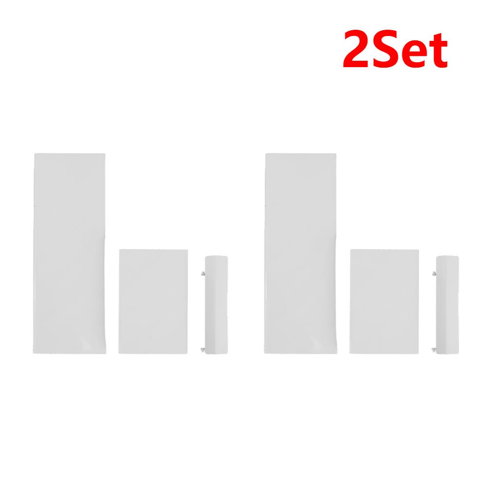 10-1Set Memory Card Door Slot Cover Lids Replacement 3in1 Memeory Card Cover Game Console Accessories Parts Fit for Nintendo Wii