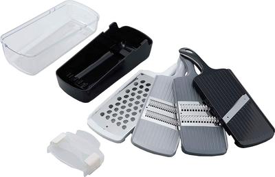 Conjunto Fatiador Afiado Shimomura Kihan para rápido Faz dois tipos de Compacto e Vegetal Um ótimo [Etsusho] 4 Peças [Fabricado Japão] Cozinhar de dois gumes.