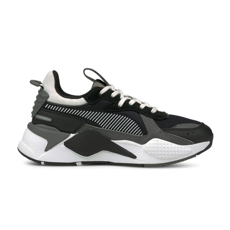 PUMA RS X Mix White Tigerlily Athletic Shoes Kids Lifestyle Shoes Black Teenagers 380779-03