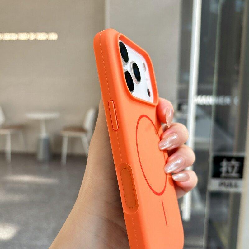 Soft Liquid Silicone Phone Case for Magsafe Mag Safe iPhone 17 Air 16 Pro Max 15 Plus 14 13 17Pro 16Pro 15Pro Magnetic Shockproof Back Phone Cover