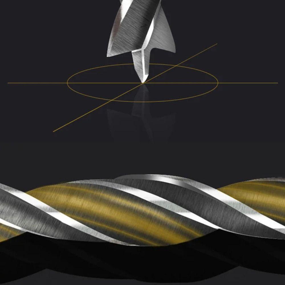 5PCS 4/5/6/8/10mm Three-pointed Woodworking Drill 1/4" Hex Shank Twist Dril Bit Wood Hole Opener