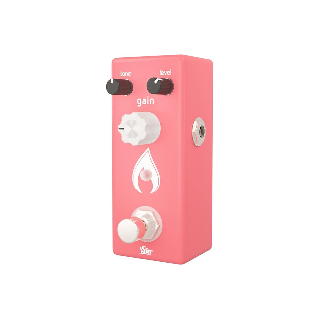 Iset Distortion Guitar Effects Hot for Electric Guitar and True Bypass Pedal, Distortion, Bass, (Distortion)