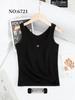 Women's Square Neck Ribbed Camisole - Sexy Slim Fit, Warm Sleeveless Autumn/Winter Top