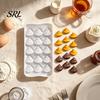 Funny Party Dessert Molds Poop Chocolate Mold, 15 Cavity Silicone Baking Tray, Non-stick Heat DIY Kits for Kids Resistant Mold Candy Fondant Jelly And