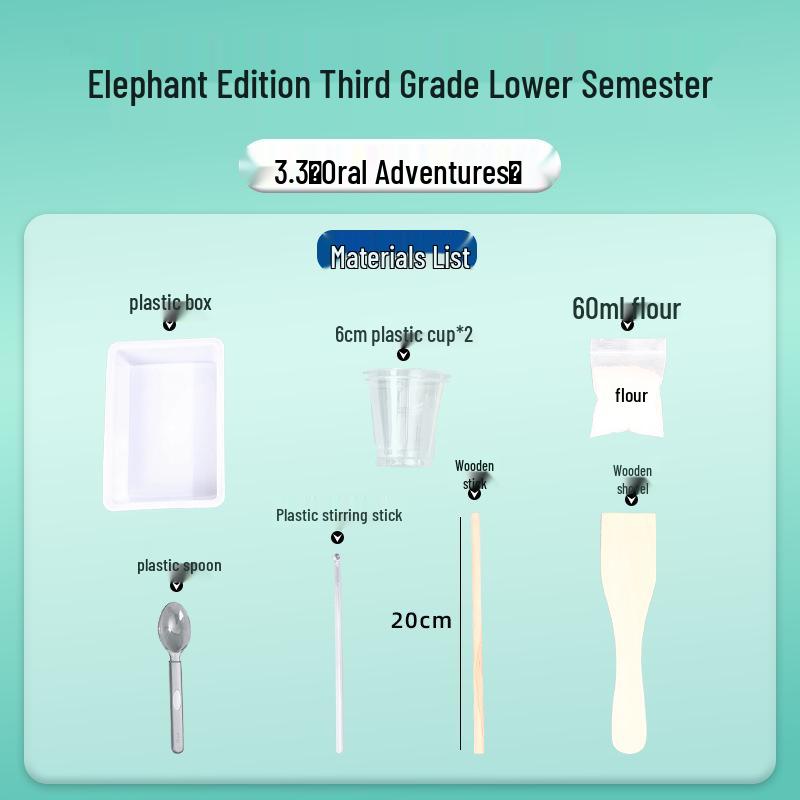 Elephant Edition: Third Grade Science Experiment Kit for Lower Semester Students