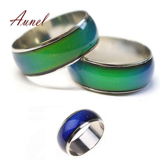 Anello Coppia Modaiolo Cambia Colore Emozione Sentimento Umore Temperatura Gioiello