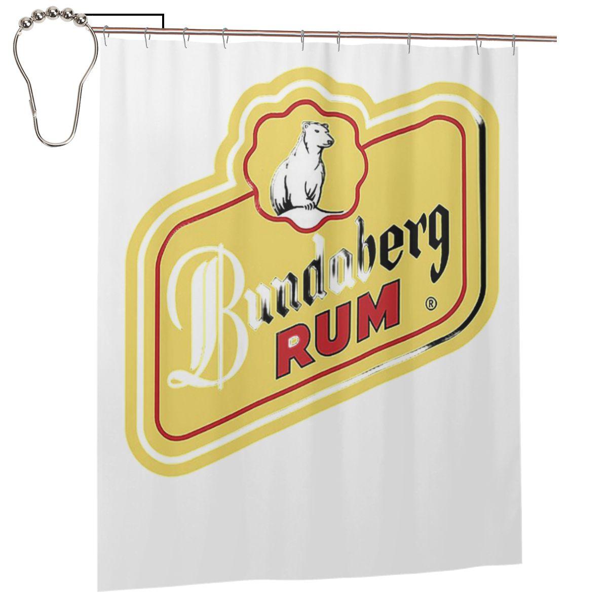 

Шторка для душа Bundaberg Rum Ванная комната Полиэстер Водонепроницаемые Занавески для ванны С крючками W60H190(CM)-1 Pcs