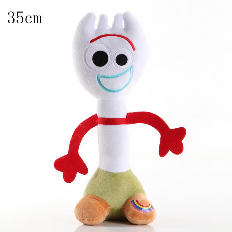 15/25/35cm Cartoon Toy Story 4 Anime Forky Stuffed Doll Kawaii Keychain Plush Toys Kids Christmas Party Gift