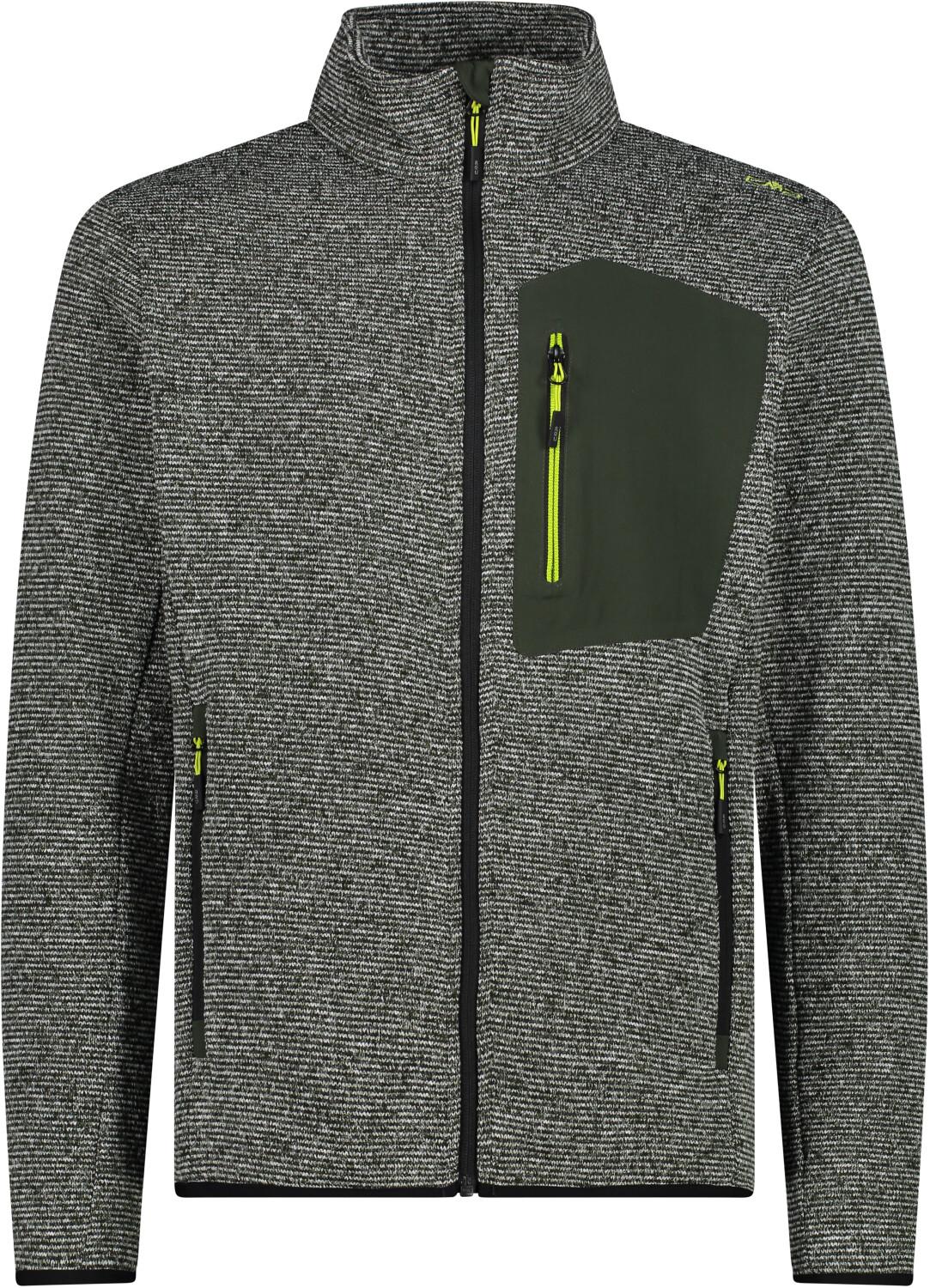 

CMP Man Fleece Jacket (32H2147) Мужская трикотажная куртка kaki/nero/acido 58