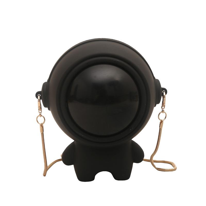 Personality Funny Astronaut Bag 2025 New Fashion Box Bag Women's Versatile Candy Color Messenger Small Round Bag