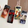 Heaven Official’s Blessing Gift Hard PC Phone Case For Samsung Galaxy Z Flip 5 4 3 Transparent Cover For Galaxy Z Flip 6 Capas