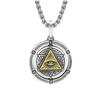 Exquisite Altes Ägyptisches Götterauge Horus Halskette Dreieckiges Auge Anhänger Schmuck Geeignet Für Männer Und Frauen Schmuck