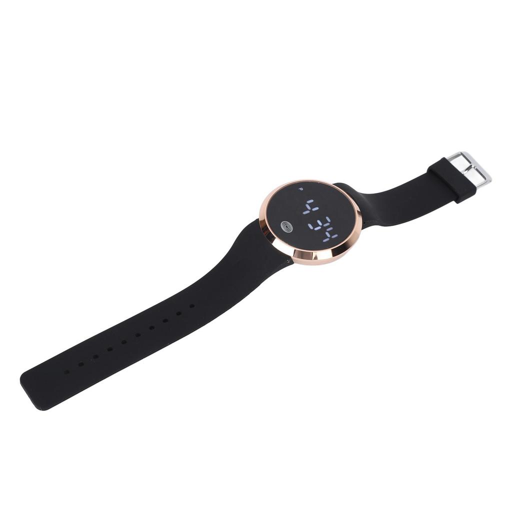 LED Watch Touch Screen Adjustable Waterproof Stylish Couple Watch for Leisure Sports Business
