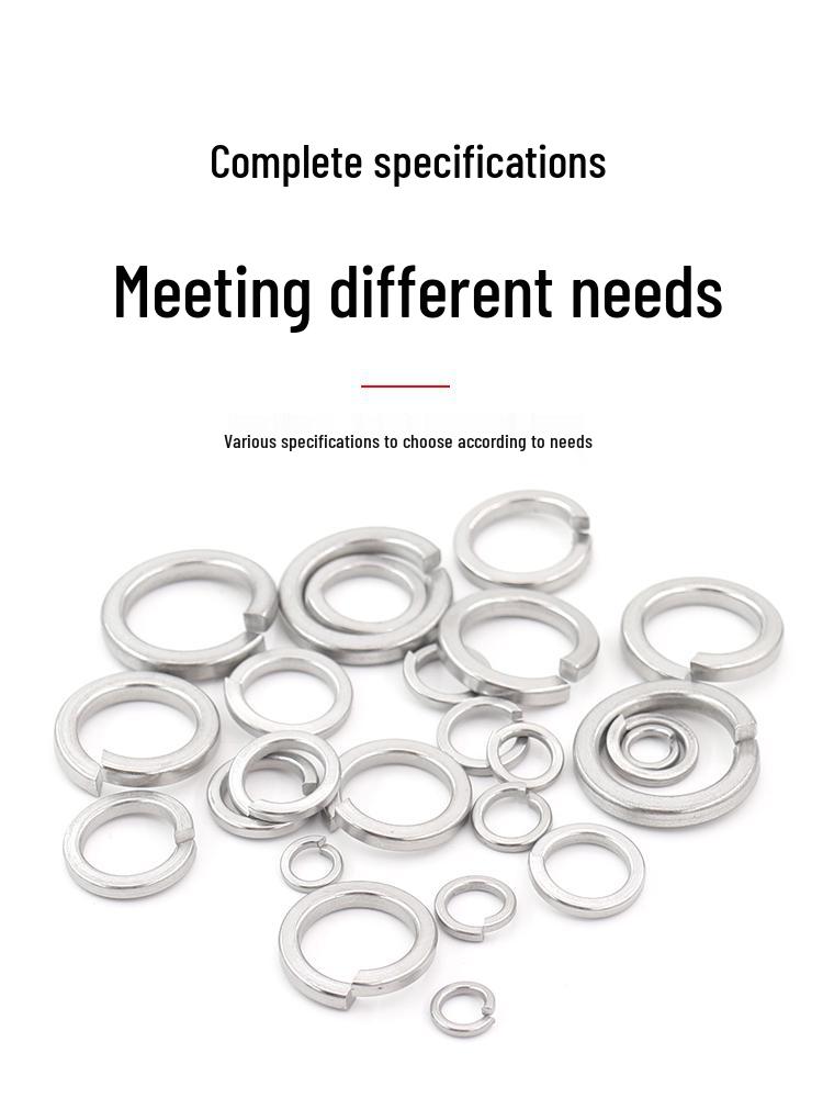 304 Stainless Steel M3-M18 Screw & Spring Washer Set