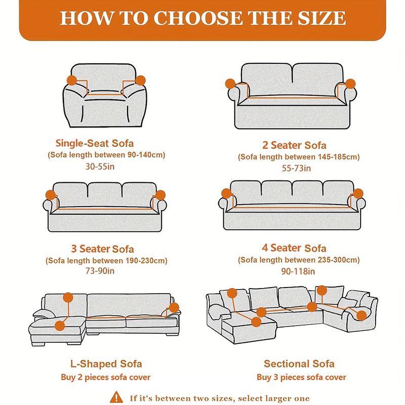 1pc Velvet Sofa Cover Winter Warmth Sofa Protection Cover Elastic Fabric Anti-slip Sofa Slipcover Pet Scratch Sofa Cushion Cover