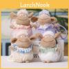 Short Plush Sheep Plushie Toy With Smiling Expression For Bedroom Decor