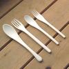 Nagao Plastic Dinner Cutlery 4 Dishwasher Made In Japan Heat-Resistant Set, Pieces, White, Safe,
