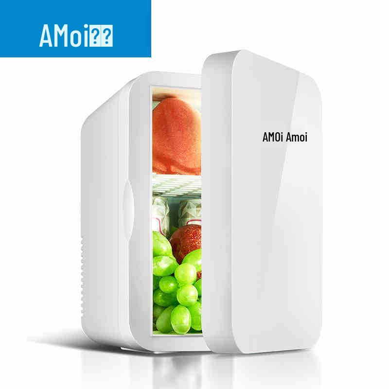 Amoi Xinxin 8L Mini-Kühlschrank: Doppelnutzung für Zuhause, Wohnheim und Auto