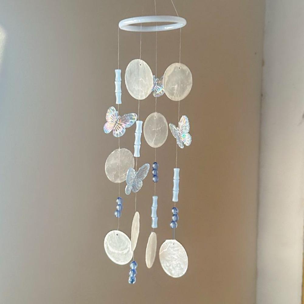 Koi Butterfly Wind Chimes Material Kit Home Decor Accessories Hanging Ornaments Courtyard