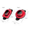 zjvc8 Aluminium Alloy Car Glasses Clip Auto Sunglasses Visor Glasses Holder For Mitsubishi Lancer 9 EX Outlander 3 ASX L200 Accessory