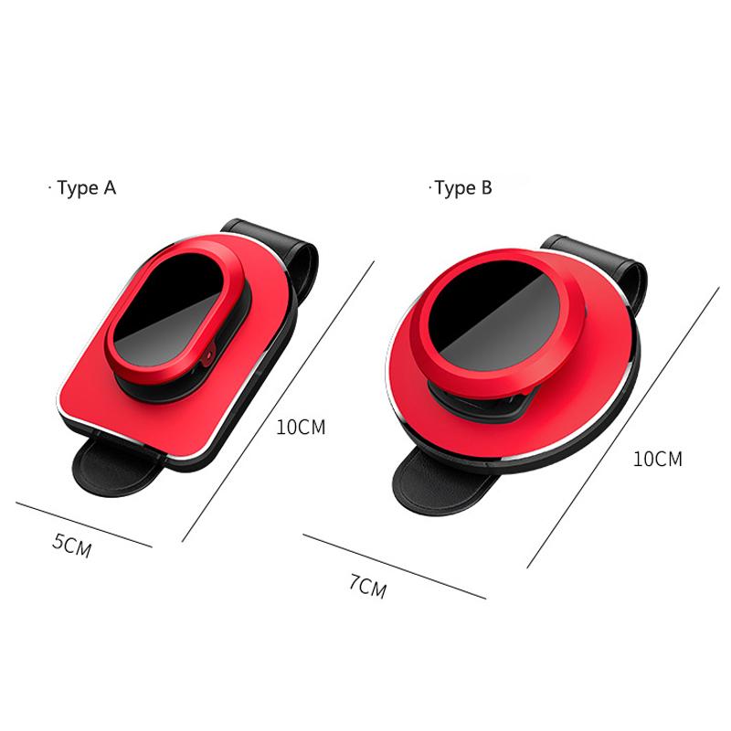 zjvc8 Aluminium Alloy Car Glasses Clip Auto Sunglasses Visor Glasses Holder For Mitsubishi Lancer 9 EX Outlander 3 ASX L200 Accessory