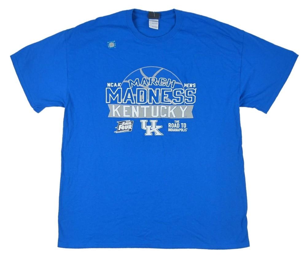 Blue 84 - 2015 March Madness Kentucky Wildcats Blue T-Shirt - Sizes: S, L, XL Unisex T-Shirt S
