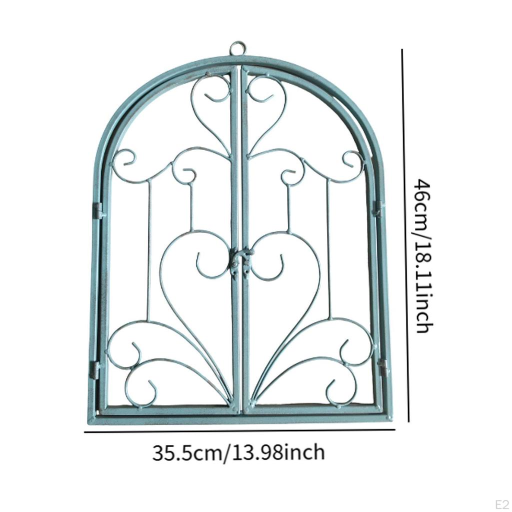 Metal Wall Decor with Arched Window Theme