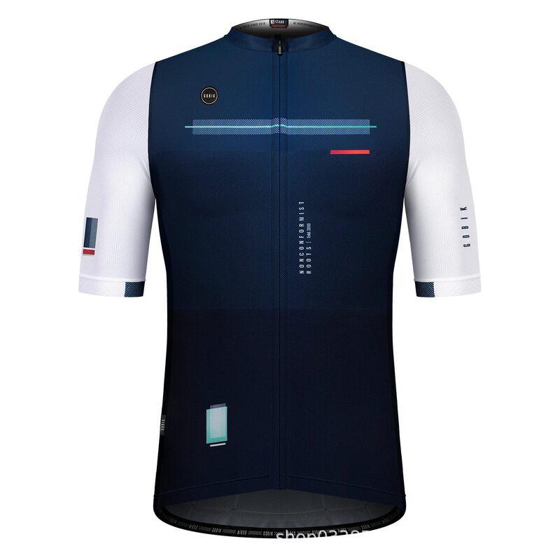 GOBIK Mens Cycling Jersey Short Sleeve Breathable Road Bike Shirt Ride