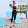 Traje de neopreno de dos piezas con mangas largas anti-medusas para mujer Banfei para surf, snorkel y yoga