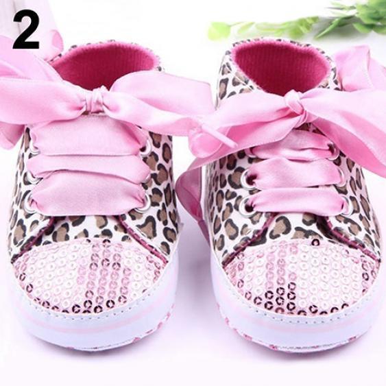 leopard infant shoes