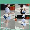 Children Nylon Girls Shoulder Dog Bag Breathable Fabric Trendy Cartoon Design
