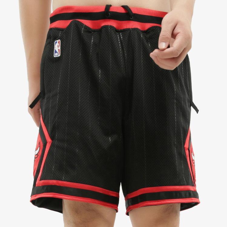 Nike Bulls Courtside Statement Edition Chicago Bulls Basketball Shorts Black Red Blackred Men's AV6608-010