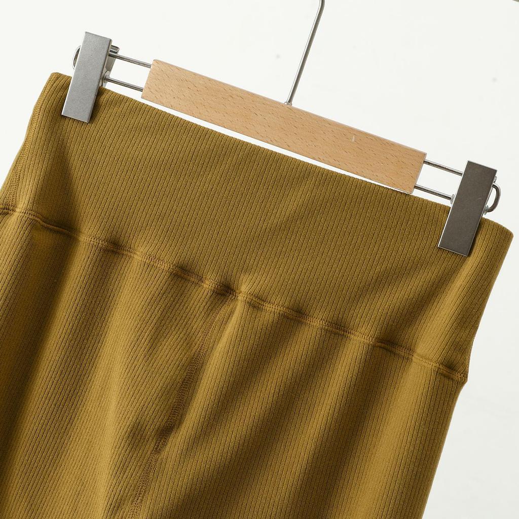 Women's High-Waisted Warm Slimming Pants - Brushed, Thickened, Stretchy, Plus Size, Cropped, Solid Color for Autumn/Winter