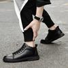 Mode Männer Stiefel 2024 Neue Herren Sneakers Klassische High Top Männlichen Bequemen Wanderschuh Echtes Leder Warme Winter Stiefel Männer