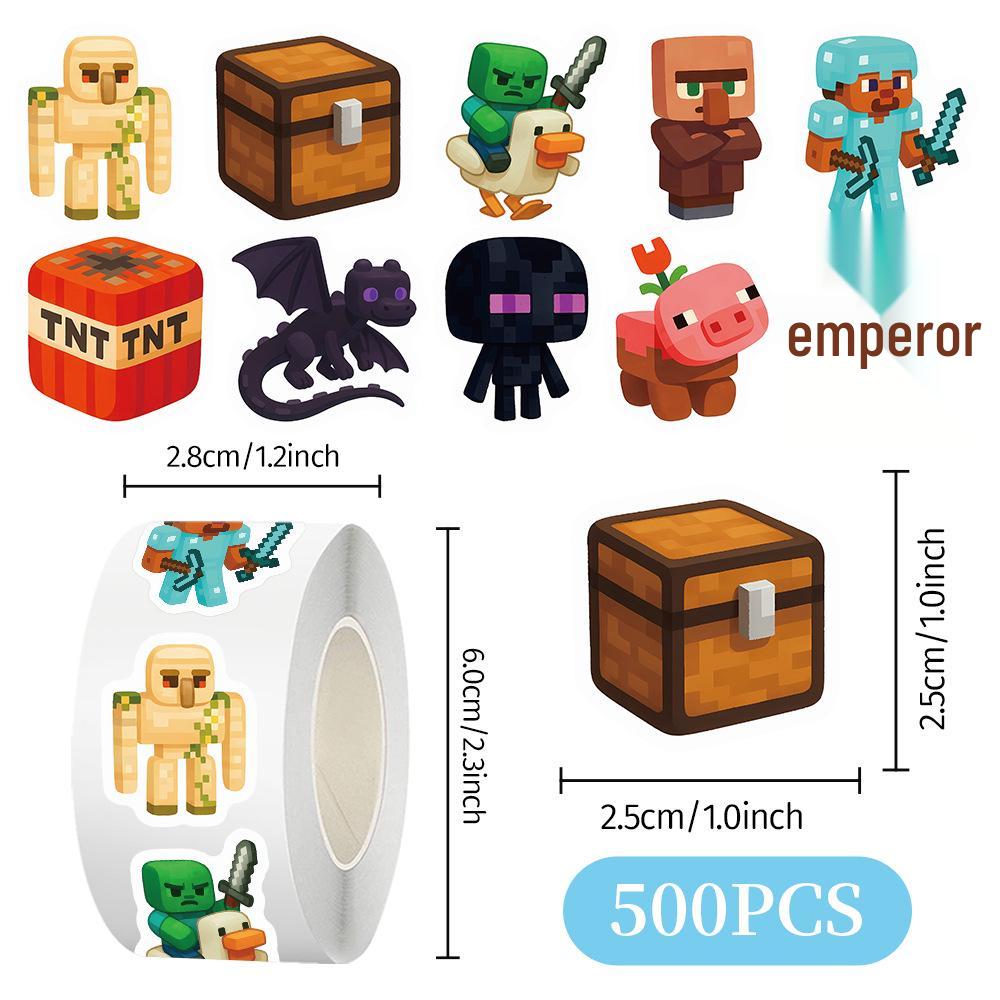 Cross-Border My World Q Version Stickers: Children s Reward & Decoration Sealing Tape