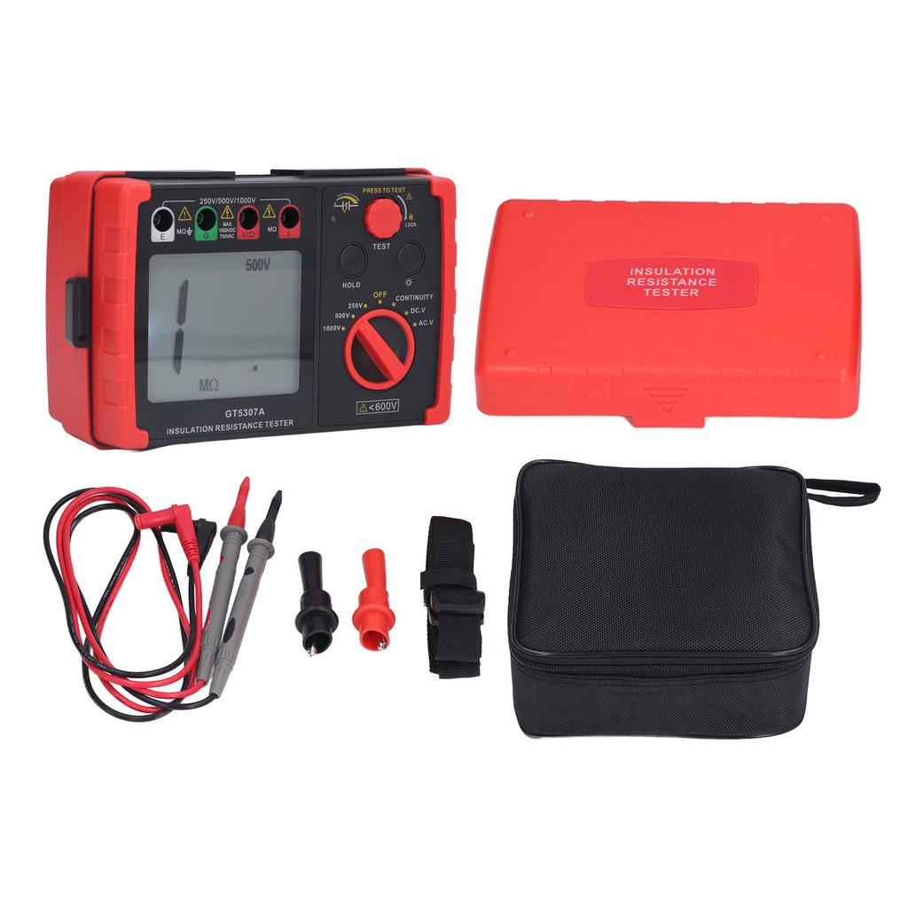 Digital Insulation Resistance Tester 250V 500V 1000V Megohmmeter Earth Ground Resistance Voltage