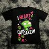 Summer 2026 New Invader Zim Cartoon Print Tee High Quality Y2k Stylish Casual Breathable Unisexs Crew Neck Print Tee