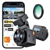 VANTRUE Element-1 PRO 4K Dashcam Car, Mini WiFi GPS On-Board Camera, French Voice Control, HDR Parking Mode