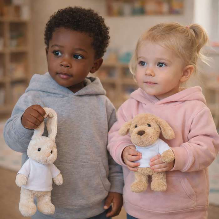 Planetee Peluche Lapin Bébé Doudou Message Maman Lune Prénom Livia Cadeau Naissance Nouveau-Né Baby Shower