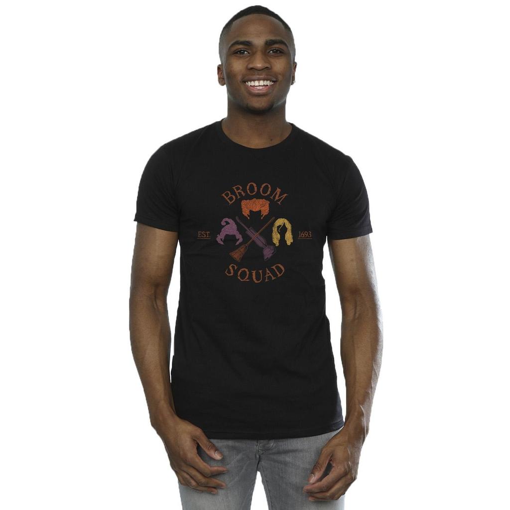 Disney Mens Hocus Pocus Broom Squad 93 T-Shirt