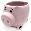Cute Pig Ceramic Cup Pink Comfortable Grasp Smooth Mouth Lovely Shape for Coffee Tea Milk Beverage Water