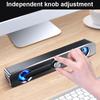 USB Wired Speaker Computer Bluetooth Speaker LED Light Bar Stereo Subwoofer Bass Speaker Surround Sound Box For PC Laptop Phone
