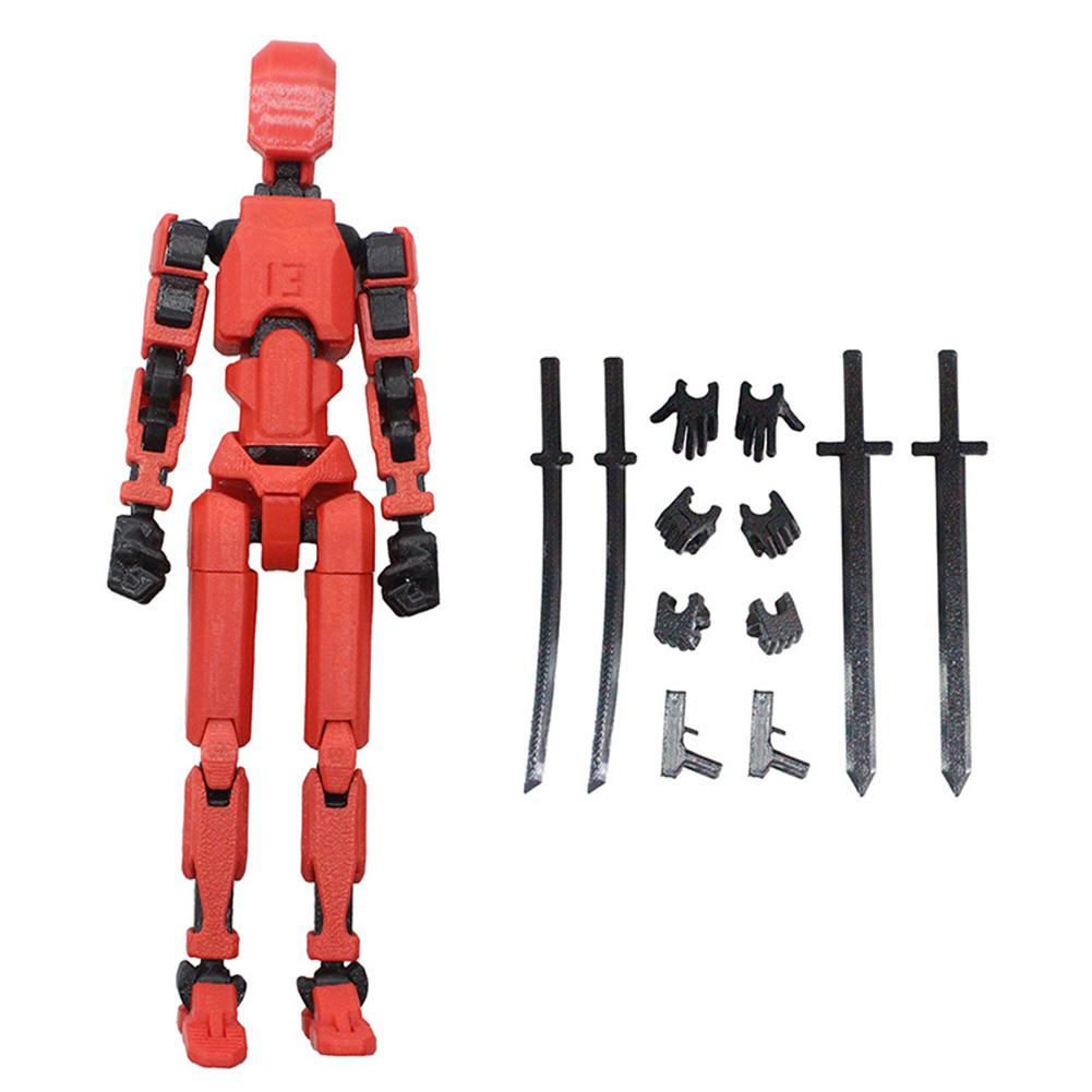1 Set Multi-Jointed 3D Printed Movable Shapeshift Robot 13 Dummy Action Figures Mannequin Toyslucky Toys Kids Adults Game Gifts