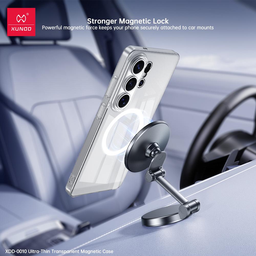 for Samsung Galaxy S26 Ultra Magnetich Case. Camera Protection Ultra Transparency PC Clear Cover, Thin&Lightweight