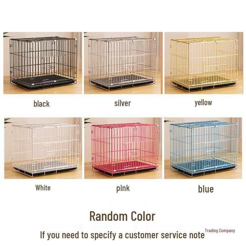 Extra Thick Indoor Dog and Rabbit Cage with Toilet, Available for Small To Large Dogs