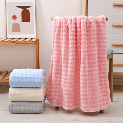 Thick Bubble Velvet Winter Coral Velvet Bath Towel Absorbs Water and Does Not Shed Hair Wrap Towel Increase Thickened Beach Towel Couple Bath Towel