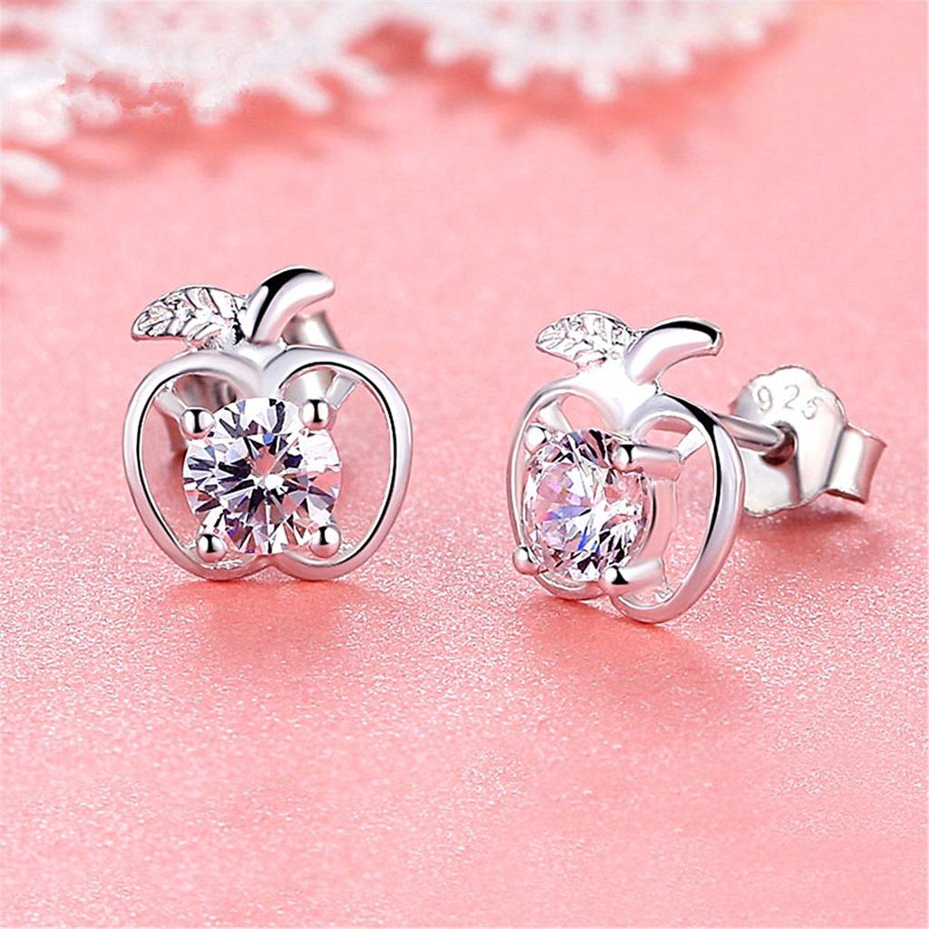 925 Silver Stud Earrings Beautiful Earrings High Quality For Women Earring Wedding Fine Jewelry Accessories Party Gift