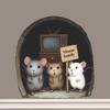 Cute Cartoon Mouse Hole Kitchen Staircase Home Decoration Sticker