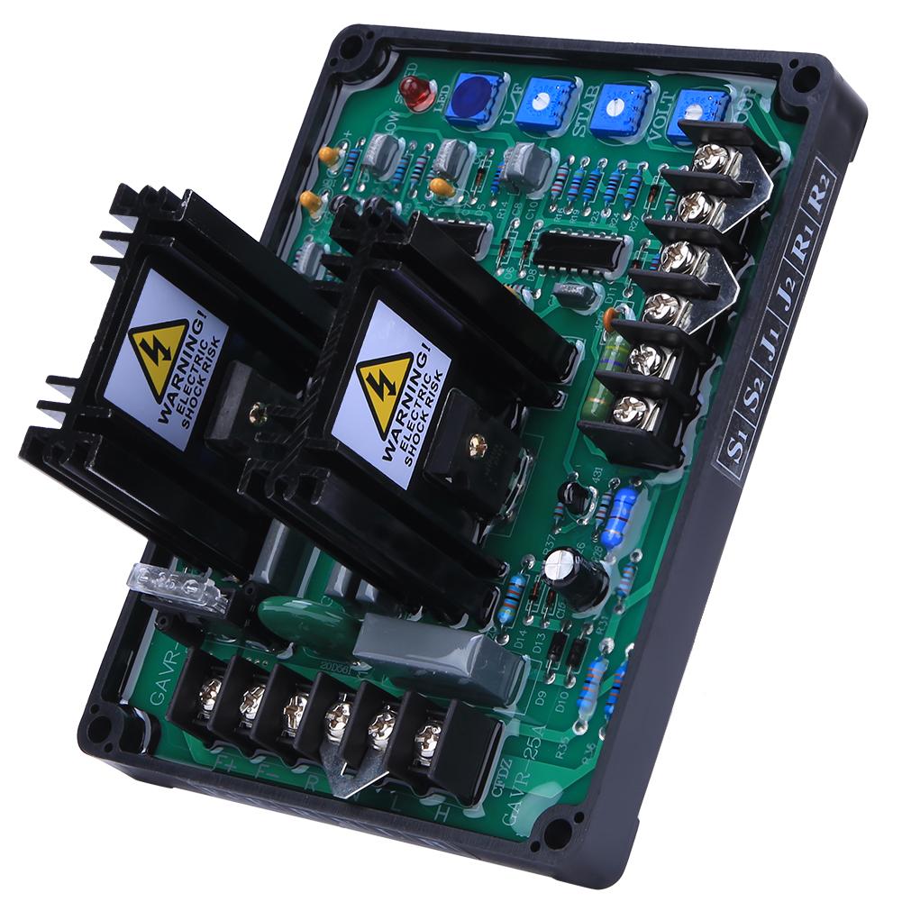 Automatic Voltage Regulator 1 Phase 2 Wires for Brushless Generator Set AVR GAVR 25A